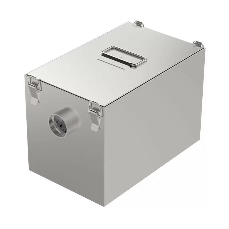 Bac séparateur de graisse Inox T5 140L pour restaurant et cuisine pro jusqu'à 200 couverts/ jour