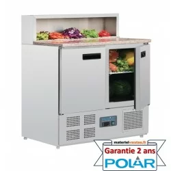 Comptoir de préparation réfrigéré pizzas/sandwichs 288L 230v POLAR- G603