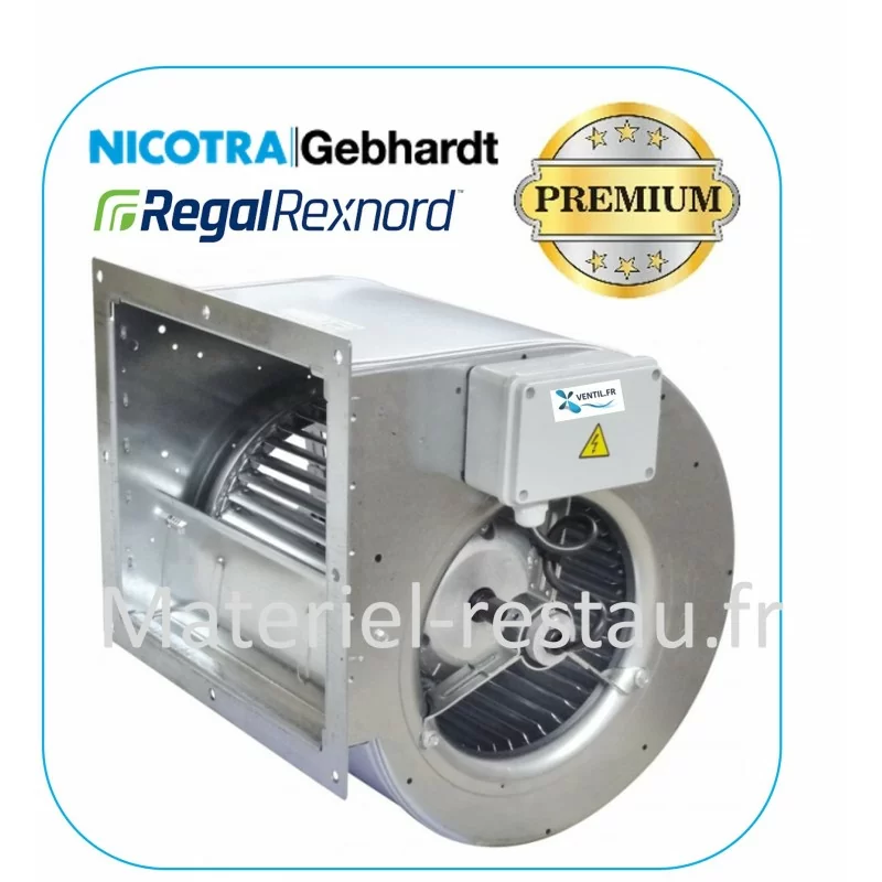 Moteur ventilateur 2600m3/h DDM7/9 300w 230v -Nicotra pour hotte de cuisine professionnelle et restaurant